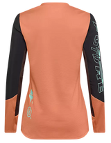 Fox Defend Long Sleeve Jersey Elevated Coral BACK