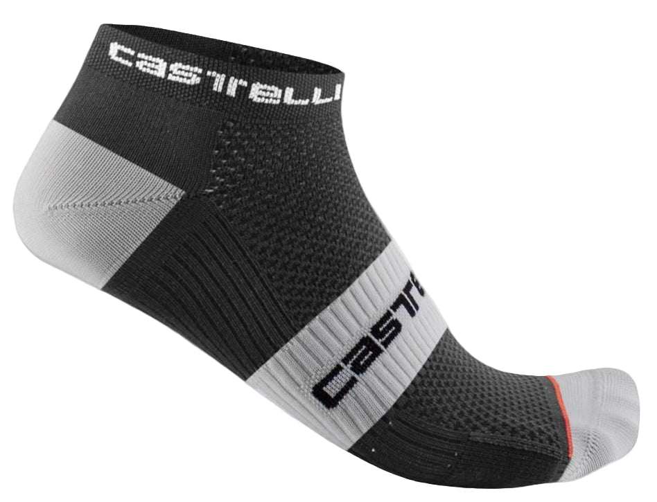 CASTELLI LOWBOY SOCK BLACK WHITE