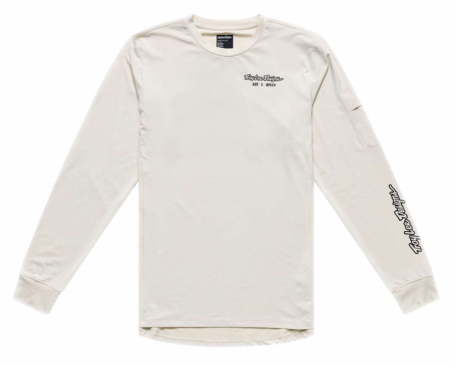 Troy Lee Designs Ruckus Ride Long Sleeve Tee Art & Speed Pumice FRONT