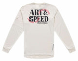 Troy Lee Designs Ruckus Ride Long Sleeve Tee Art & Speed Pumice BACK