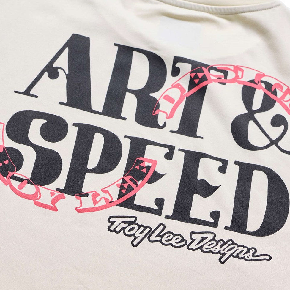 Troy Lee Designs Ruckus Ride Long Sleeve Tee Art & Speed Pumice DETAILS