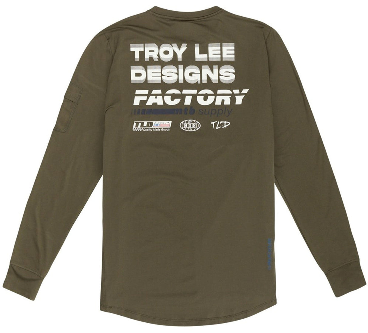 Troy Lee Designs YOUTH RUCKUS LONG SLEEVE RIDE TEE FACTORY CAPER