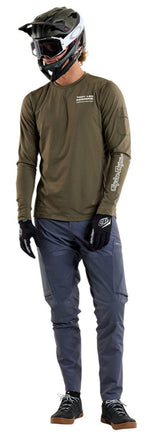 Troy Lee Designs YOUTH RUCKUS LONG SLEEVE RIDE TEE FACTORY CAPER SIDE FRONT 