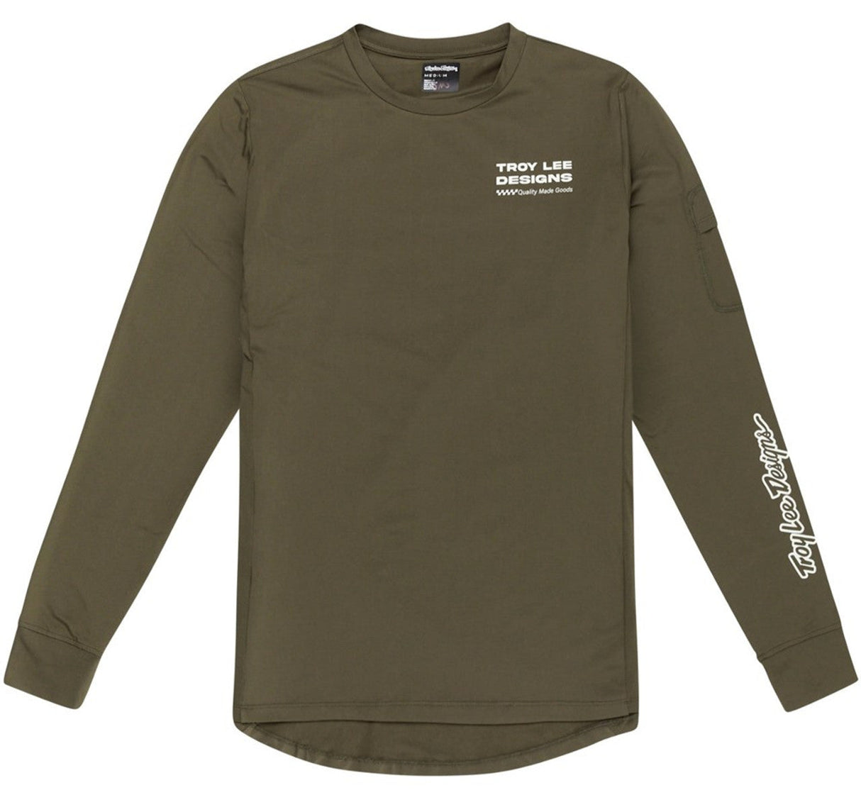 Troy Lee Designs YOUTH RUCKUS LONG SLEEVE RIDE TEE FACTORY CAPER FRONT