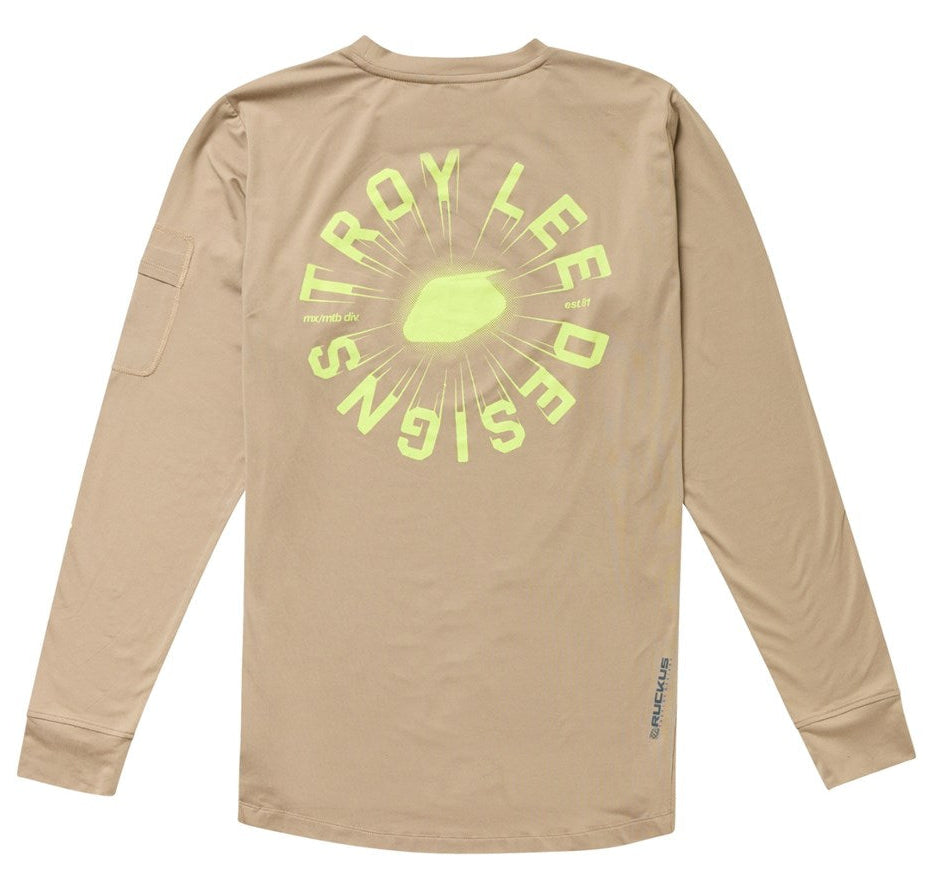 Troy Lee Designs Ruckus LS Ride Tee 25.2 The Fuzz Timber BACK