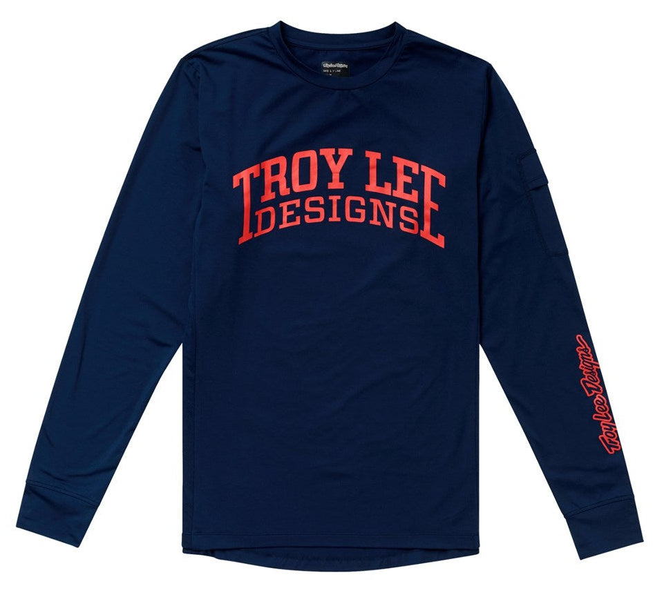 Troy Lee Designs Ruckus Long Sleeve Ride Tee 25.2 Gravity Club Midnight FRONT