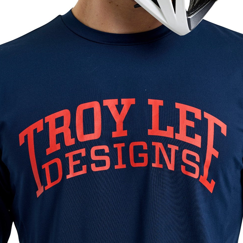 Troy Lee Designs Ruckus Long Sleeve Ride Tee 25.2 Gravity Club Midnight DETAILS