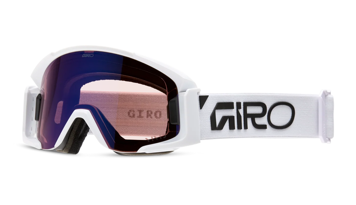 Giro Dropline MTB Goggles - White / Vivid Trail Lens Clear