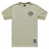 Troy Lee Designs Skyline Ride Short Sleeve Tee Stamps Sage FRONT