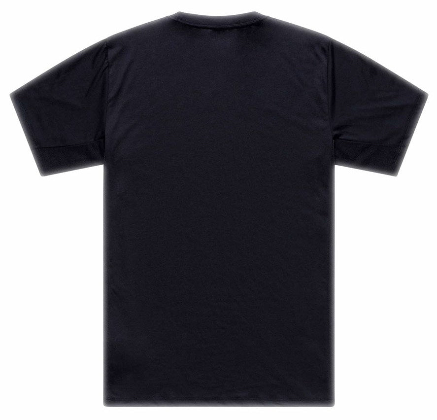 Troy Lee Designs Skyline Ride Short Sleeve Tee Signature Black / Real Teal BACK