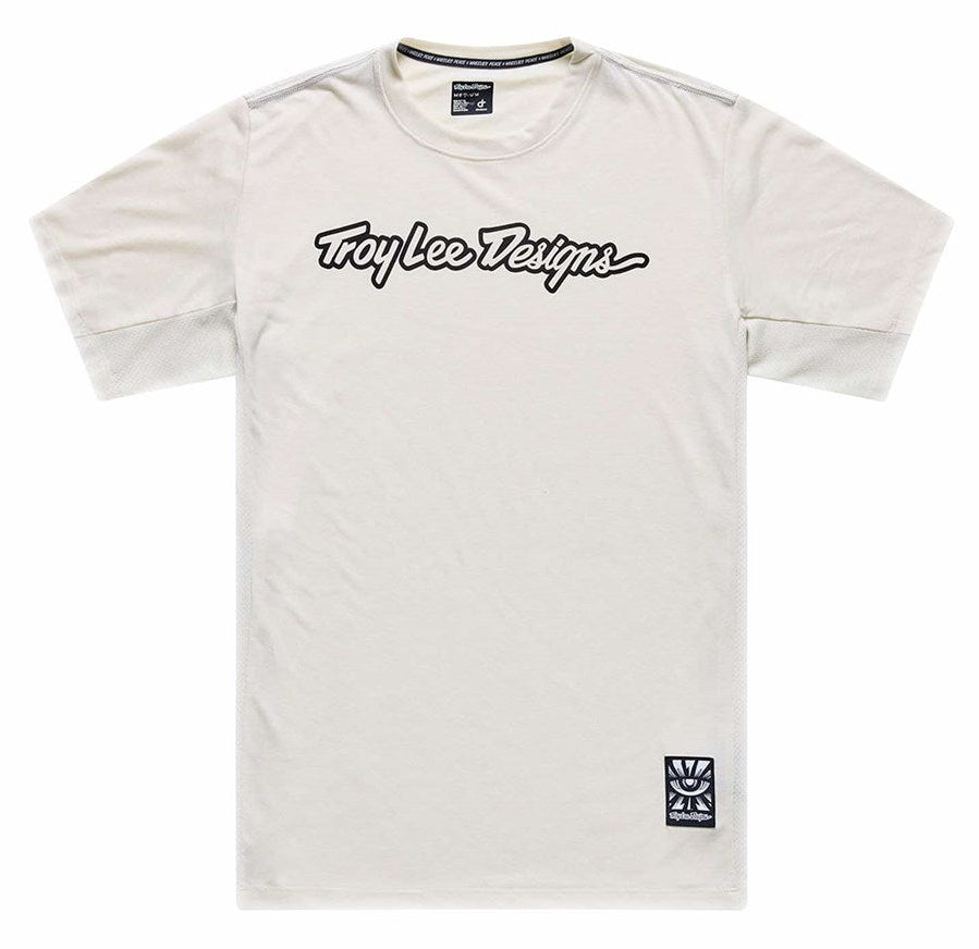 Troy Lee Designs Skyline Ride Short Sleeve Tee Signature Pumice FRONT
