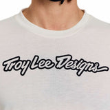 Troy Lee Designs Skyline Ride Short Sleeve Tee Signature Pumice DETAILS