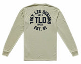 Troy Lee Designs Skyline Ride Long Sleeve Tee Stamps Sage BACK