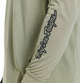 Troy Lee Designs Skyline Ride Long Sleeve Tee Stamps Sage DETAILS