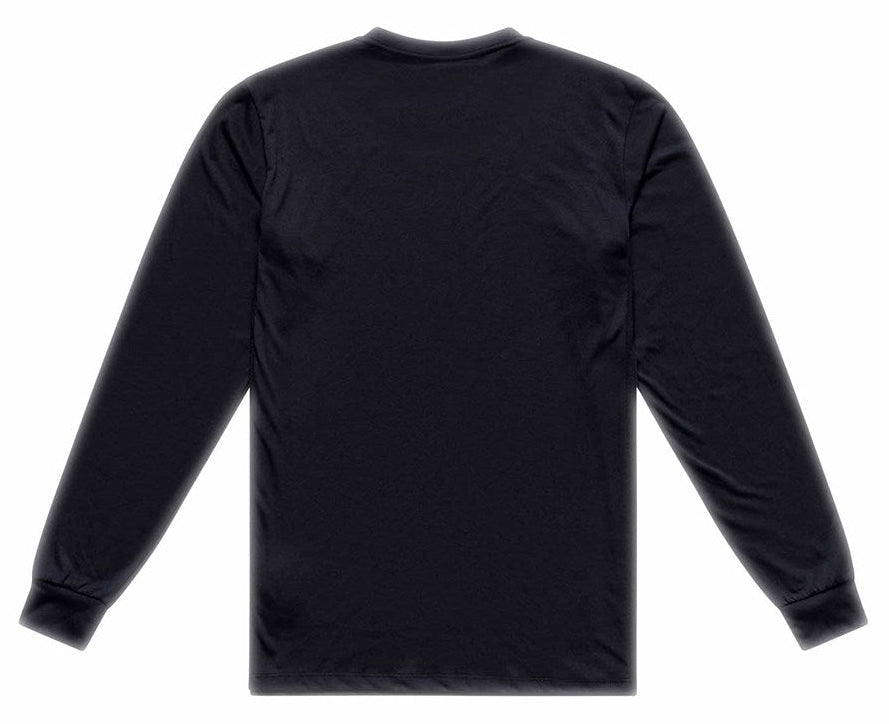 Troy Lee Designs Skyline Ride Long Sleeve Tee Signature Black / Real Teal BACK