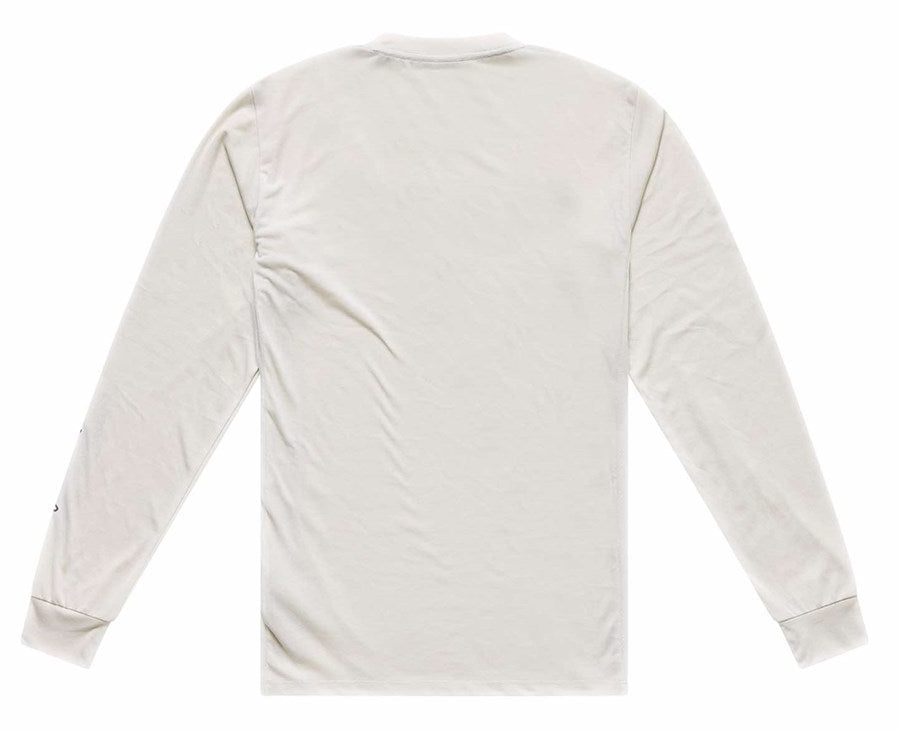 Troy Lee Designs Skyline Ride Long Sleeve Tee Signature Pumice BACK