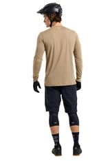 Troy Lee Designs Skyline LS Ride Tee 25.2 Scrubbed Timber BACK FACING MODEL