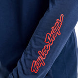 Troy Lee Designs Skyline Long Sleeve Ride Tee Locals Midnight 25.2 DETAILS
