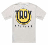 Troy Lee Designs Youth Skyline Ride Short Sleeve Tee Happy Pumice BACK