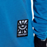 Troy Lee Designs Youth Skyline Ride Long Sleeve Tee One Eye Aero Blue DETAILS
