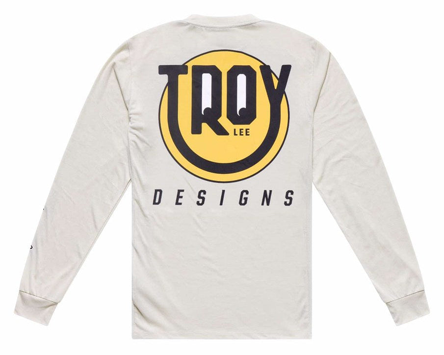 Troy Lee Designs Youth Skyline Ride Long Sleeve Tee Happy Pumice BACK