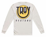 Troy Lee Designs Youth Skyline Ride Long Sleeve Tee Happy Pumice BACK