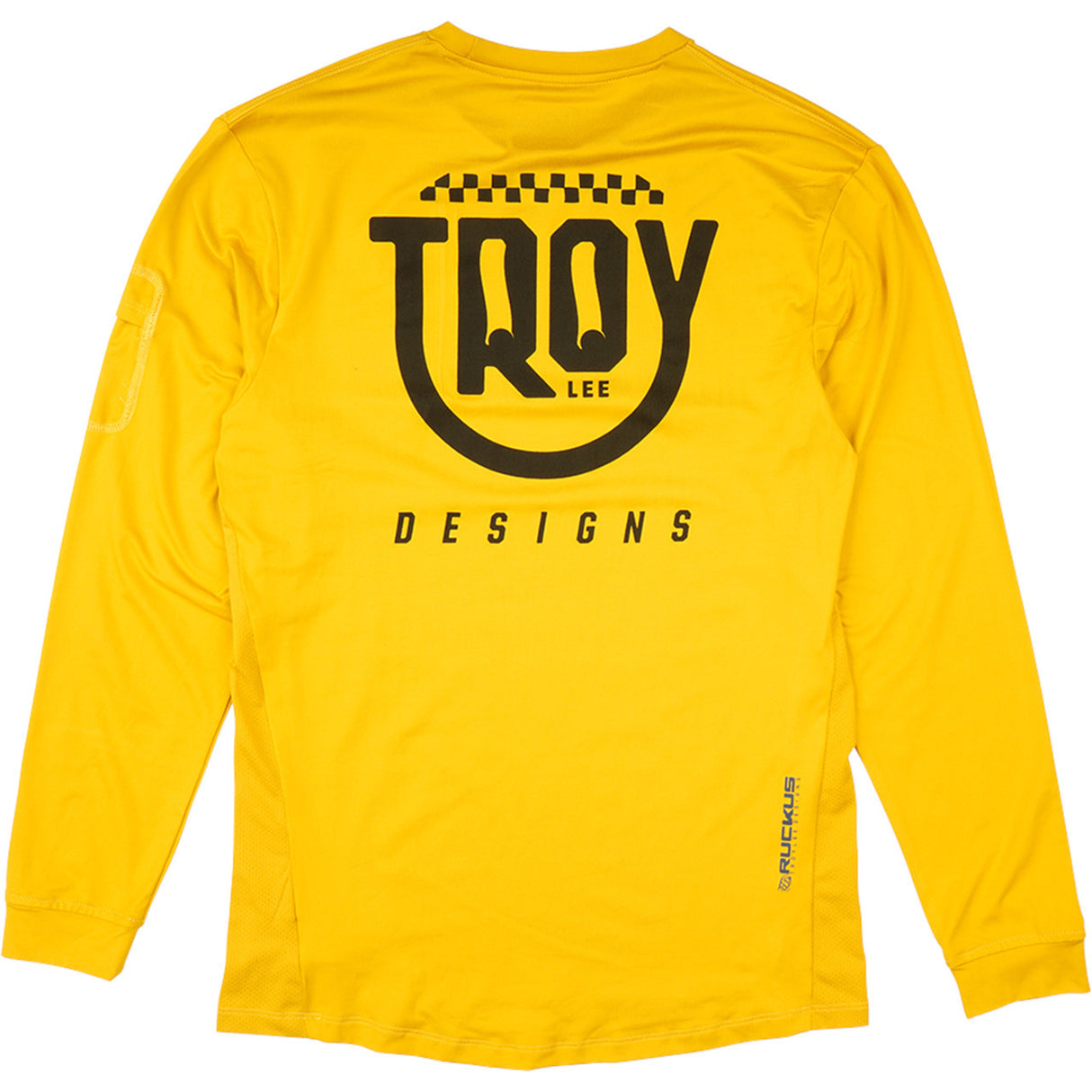 Troy Lee Designs YOUTH RUCKUS LONG SLEEVE RIDE TEE EYEZ SAFRON BACK