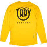 Troy Lee Designs YOUTH RUCKUS LONG SLEEVE RIDE TEE EYEZ SAFRON BACK