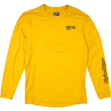 Troy Lee Designs YOUTH RUCKUS LONG SLEEVE RIDE TEE EYEZ SAFRON FRONT