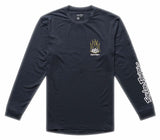 Troy Lee Designs Youth Ruckus Ride Long Sleeve Tee Pressed Carbon FRONT