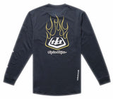 Troy Lee Designs Youth Ruckus Ride Long Sleeve Tee Pressed Carbon BACK