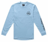 Troy Lee Designs Youth Ruckus Ride LS Tee Carbs Dawn Blue FRONT