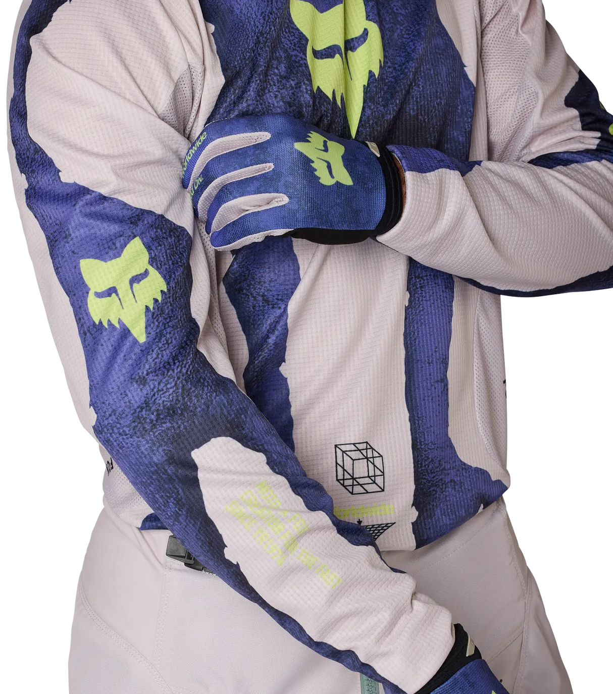 Fox Racing 180 Awareness LE Chalk Jersey DETAILS
