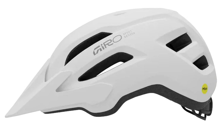 Giro Fixture MIPS II MTB Cycling Helmet - Matte White / Grey