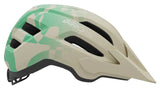 Giro Fixture II MTB Cycling Helmet - Matte Stone / Green Rush