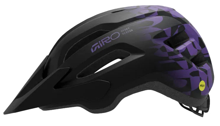 Giro Fixture MIPS II MTB Cycling Helmet - Matte Black / Purple