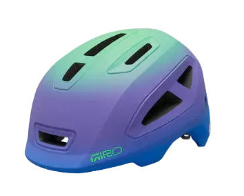 Giro Scamp II Kids Cycling Helmet - Matte Blue Jewel / Green Fade