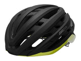 Giro Agilis MIPS Road Bike Helmet - Matte Black / Gloss Hi-Vis Yellow