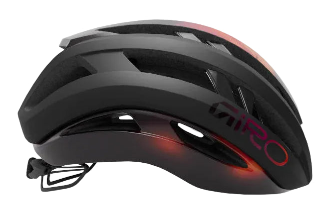 Giro Aries Spherical Road Cycling Helmet - Matte Black / Frequency Orange