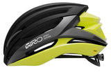 Giro Syntax MIPS Road Cycling Helmet - Matte Black / Gloss Hi-Vis Yellow