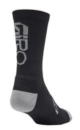 Giro Winter Merino Wool Sock Cycling Socks - Black/Grey