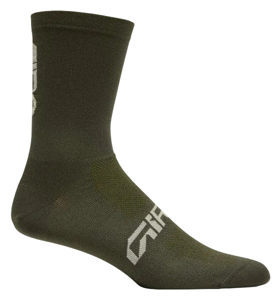 Giro Comp Racer High Rise Cycling Socks - Dark Sage