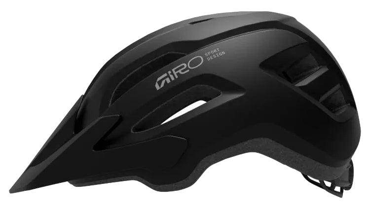 Giro Fixture II MTB Cycling Helmet - Matte Black / Grey (XL)