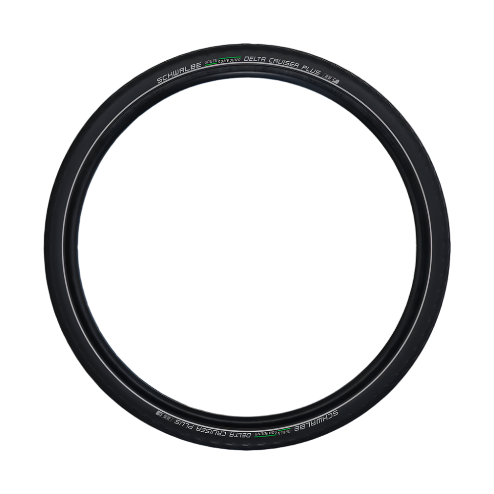 Schwalbe Delta Cruiser Plus Puncture Guard Reflective E-25 Green Compound Tyre