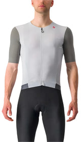 CASTELLI PREMIO BLACK JERSEY SILVER GRAY/SEDONA SAGE FRONT