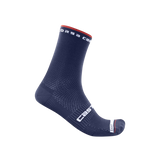 Castelli Rosso Corsa Pro 15 Socks Belgian Blue