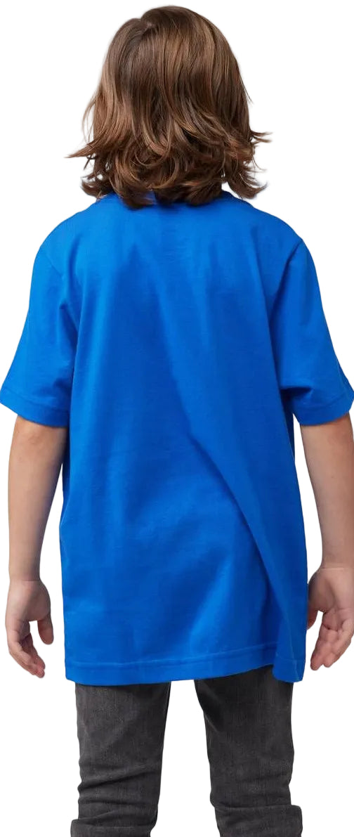 Fox Youth Throttle Short Sleeve Tee Blue BACK