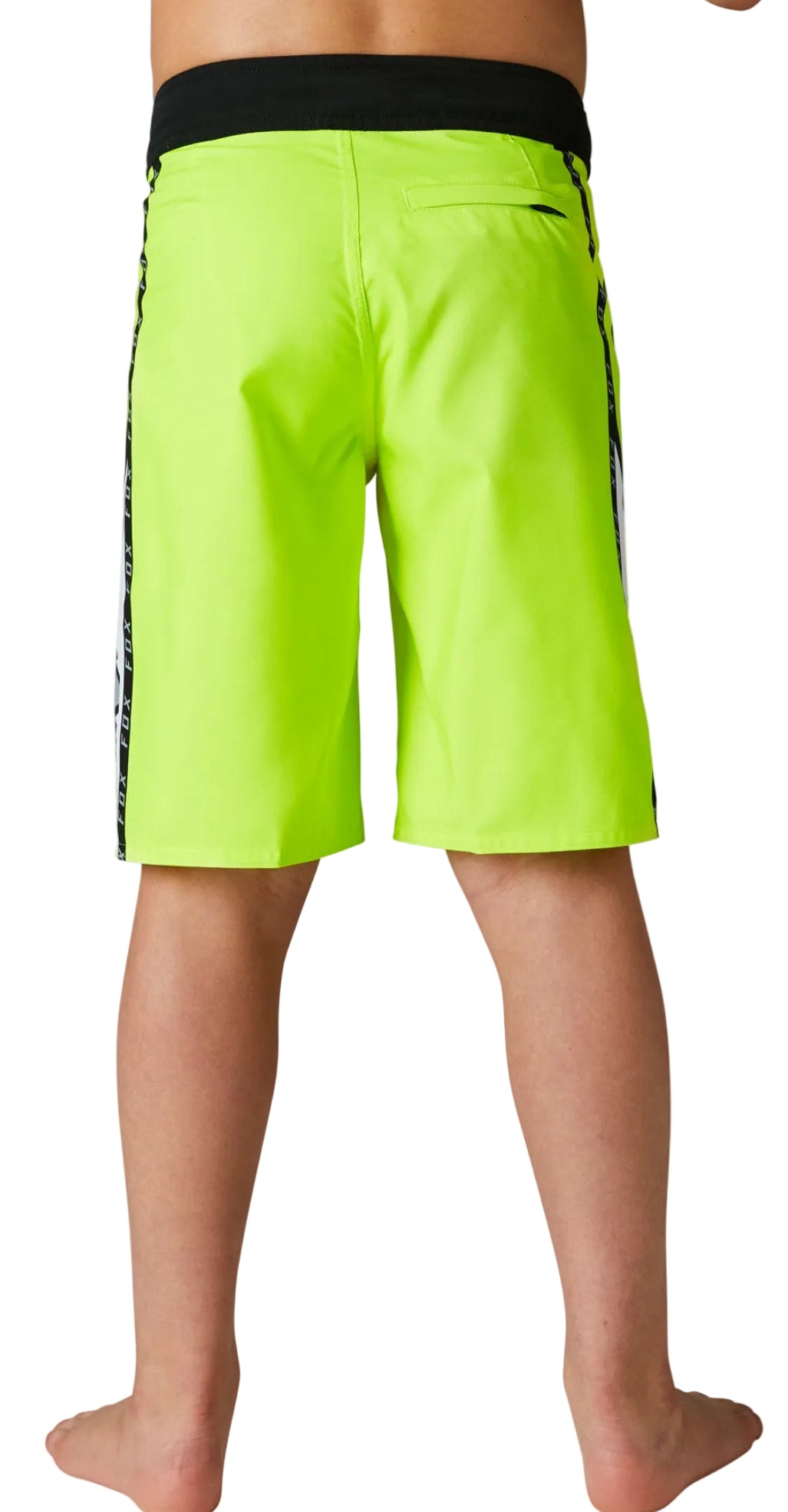 Fox YOUTH DVIDE BOARDSHORT Fluo Yellow BACK