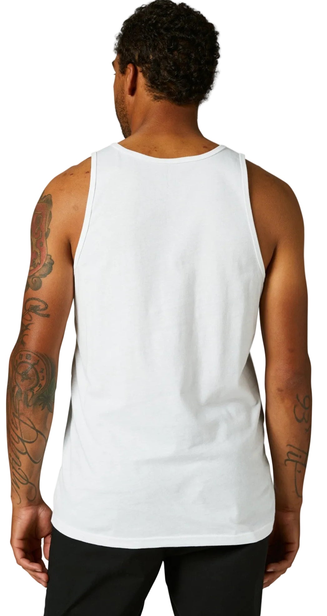 Fox RWT FLAG PREMIUM TANK Optic White BACK FACING MODEL
