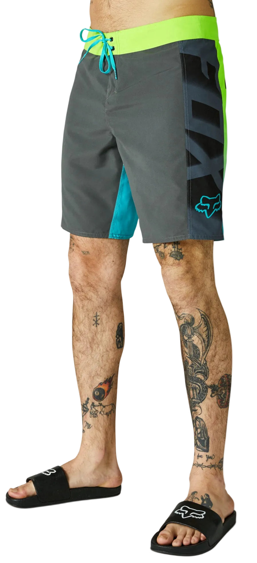 Fox RKANE 19" BOARDSHORT Dark Shadow SIDE DETAILS